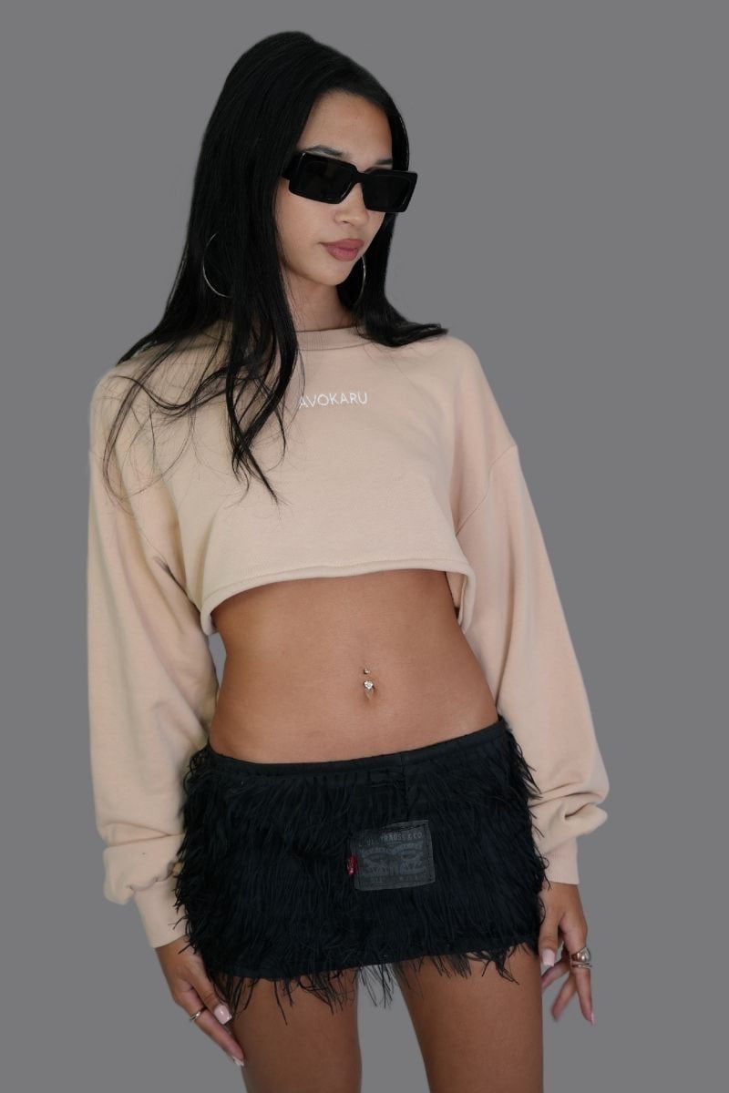 Levis Fur Mini Skirt