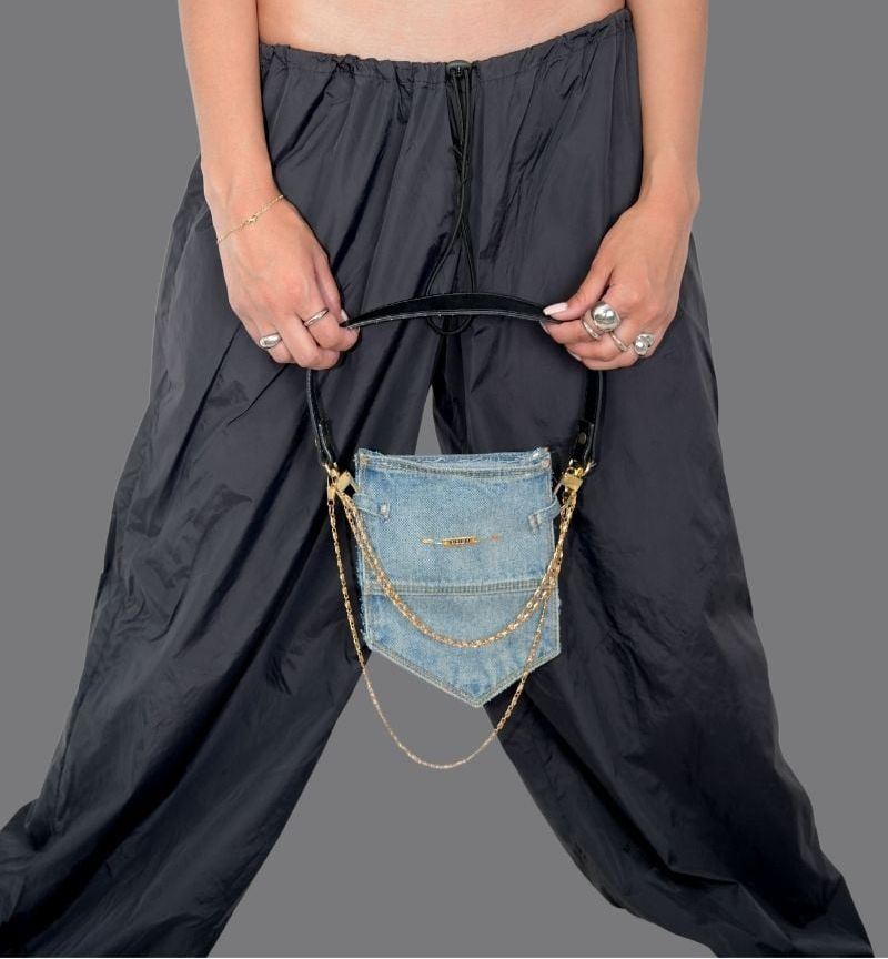 Polo Denim Pocket Bag