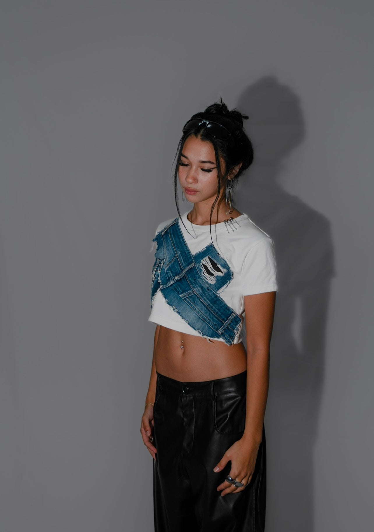 Patchwork crop top
