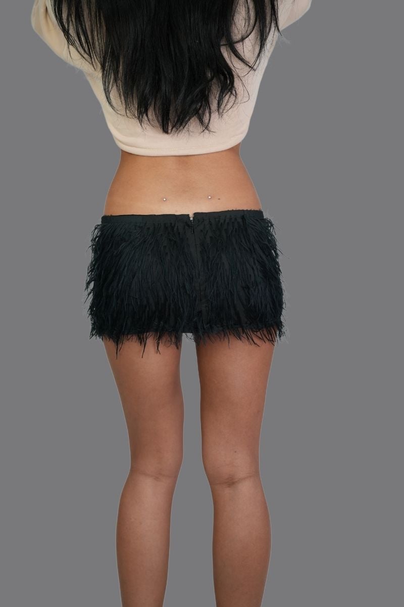 Levis Fur Mini Skirt